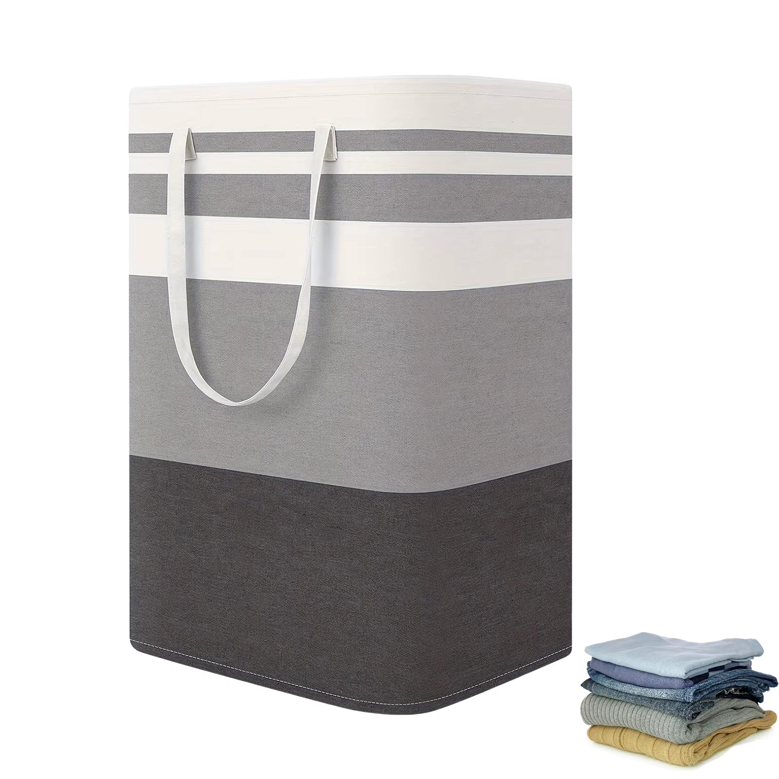 75L Large Laundry Bags Baskets with Handles Durable Dirty Clothes Hamper Storage Basket for Home Dorm Hotels Laundry 40*30*60Cm