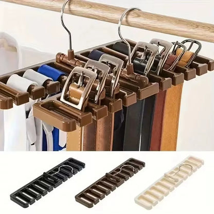 1PCS Tie Belt Hanger Wardrobe Belt Rotating Organizer Rack Multifuctional Scarf Hanger Home Closet Storage Holder Accessories