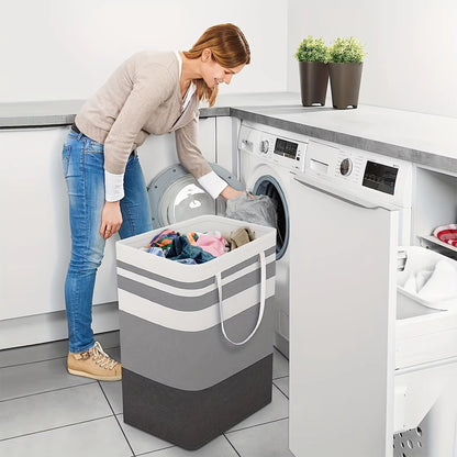 75L Large Laundry Bags Baskets with Handles Durable Dirty Clothes Hamper Storage Basket for Home Dorm Hotels Laundry 40*30*60Cm