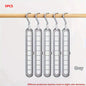Plastic Multifunctional Hangers Heavy Duty Space Saving 9 Holes Clothes Organizer for Bedroom Cabinet Wardrobe Home Storage Use
