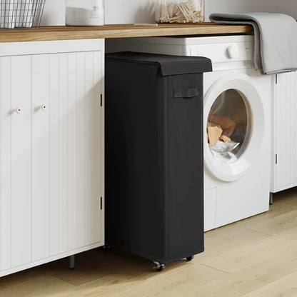 1PC Laundry Basket with Wheels and Lid,Closed Laundry Hamper,Suitable for Bedrooms,Bathtubs,Laundry,Dormitories