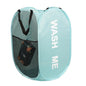 Portable Mesh Pop up Laundry Hamper Wide Opening Breathable Collapsible Space-Saving Laundry Basket Dorm Travel Bathroom Items