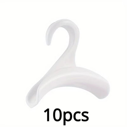 10Pcs Widen Multipurpose Hangers Connection Hook Space Saving Hat Silk Scarf Shawls Handbag Hanging Rack Wardrobe Organizer
