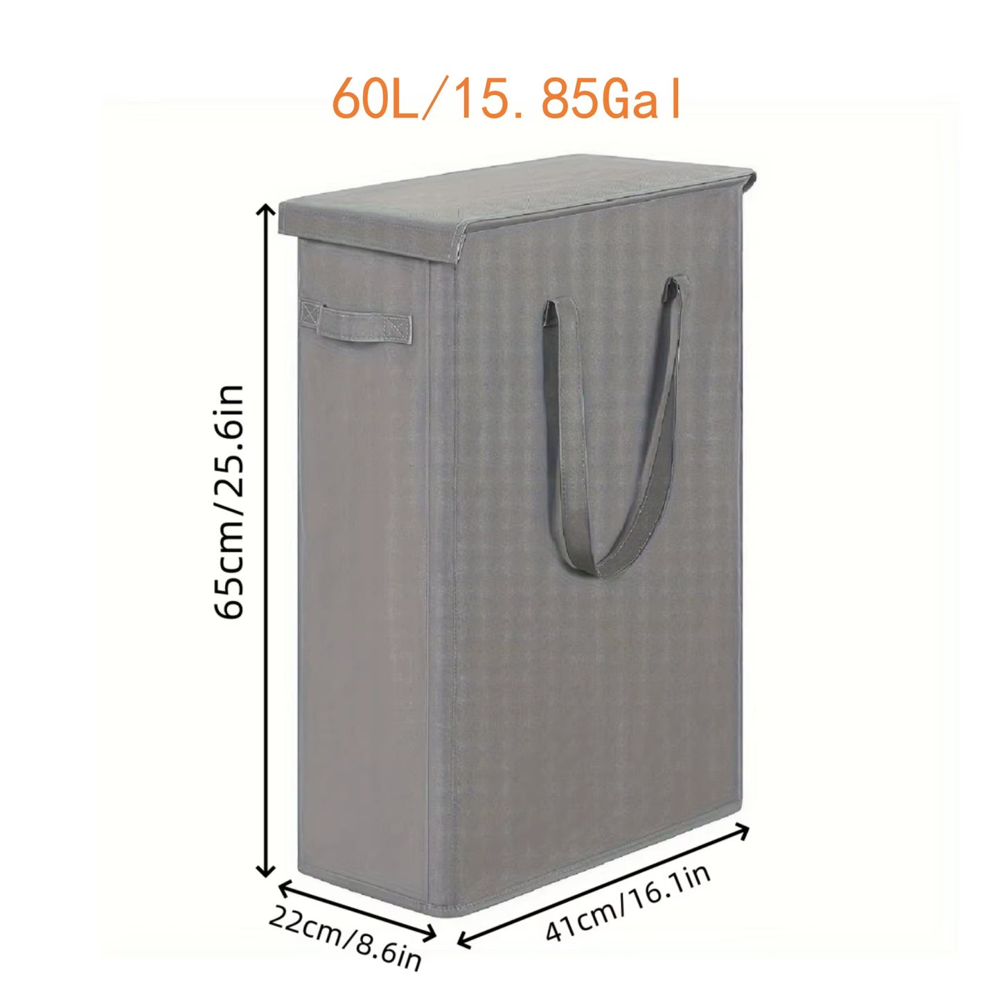 1PC Laundry Basket with Wheels and Lid,Closed Laundry Hamper,Suitable for Bedrooms,Bathtubs,Laundry,Dormitories