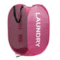 Portable Mesh Pop up Laundry Hamper Wide Opening Breathable Collapsible Space-Saving Laundry Basket Dorm Travel Bathroom Items