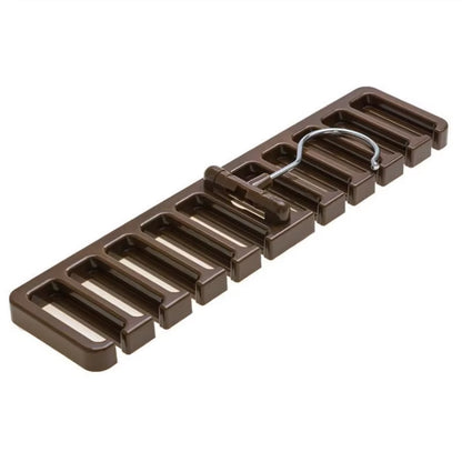 1PCS Tie Belt Hanger Wardrobe Belt Rotating Organizer Rack Multifuctional Scarf Hanger Home Closet Storage Holder Accessories
