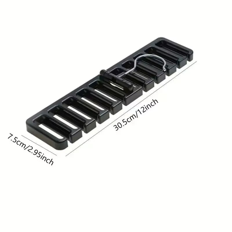1PCS Tie Belt Hanger Wardrobe Belt Rotating Organizer Rack Multifuctional Scarf Hanger Home Closet Storage Holder Accessories