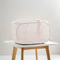 Durable Collapsible Laundry Basket, Mesh Pop up Laundry Hamper with Side Pocket, Foldable Clothes Storage Hamper with Reinforced