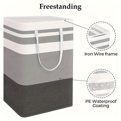 75L Large Laundry Bags Baskets with Handles Durable Dirty Clothes Hamper Storage Basket for Home Dorm Hotels Laundry 40*30*60Cm