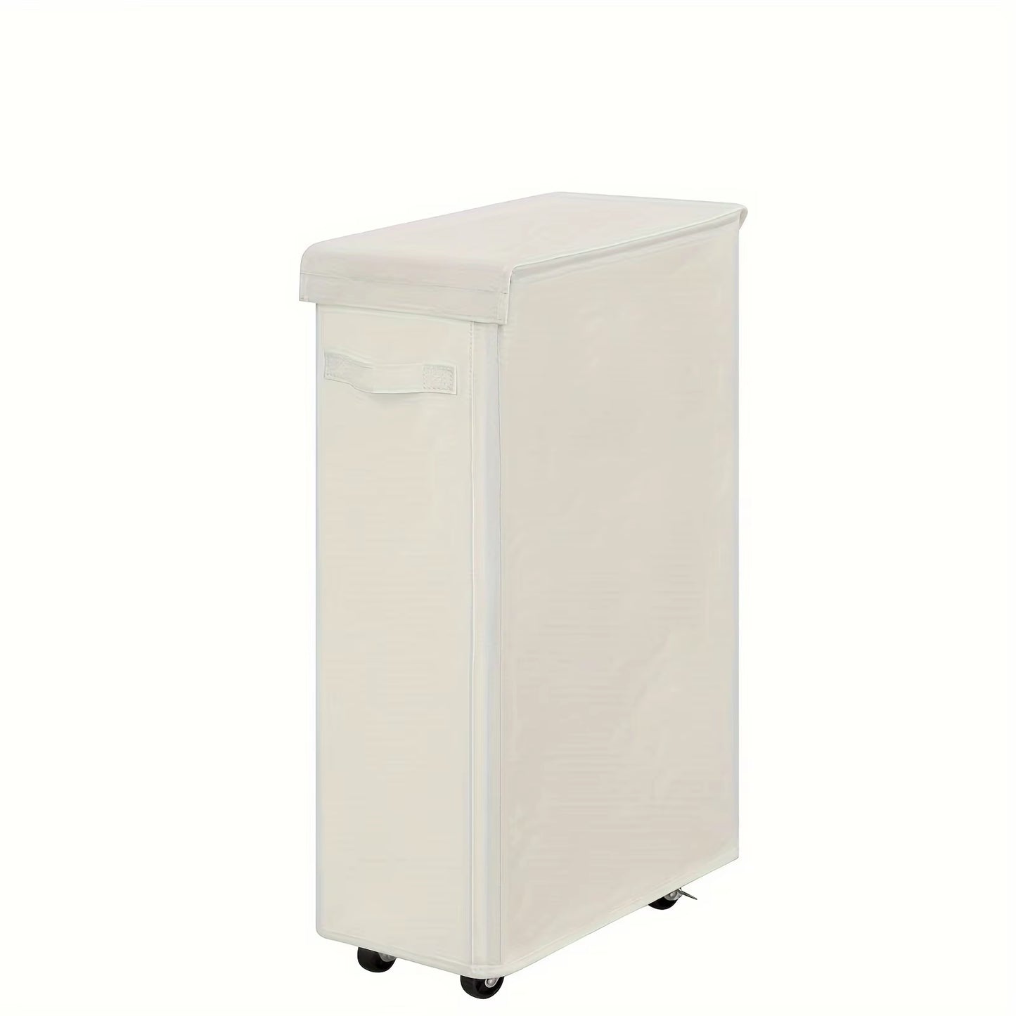 1PC Laundry Basket with Wheels and Lid,Closed Laundry Hamper,Suitable for Bedrooms,Bathtubs,Laundry,Dormitories